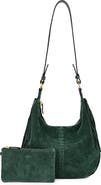 OLD TREND Hydrangea Genuine Leather Suede Heritage Shoulder Bag