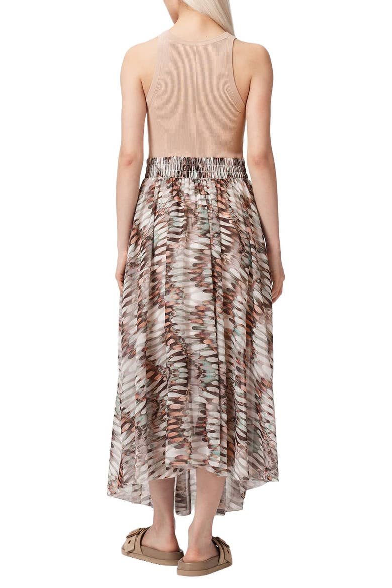 Zenia Maxi Dress, Alternate, color, CARMEL OFF WHITE