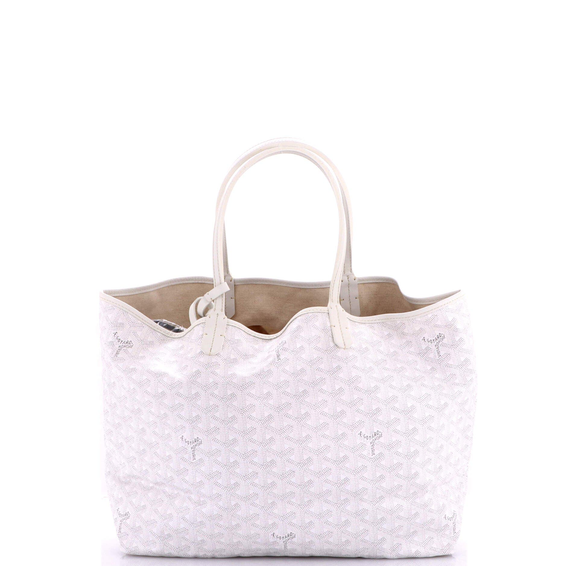 Saint Louis Tote Coated Canvas PM, Alternate, color, White