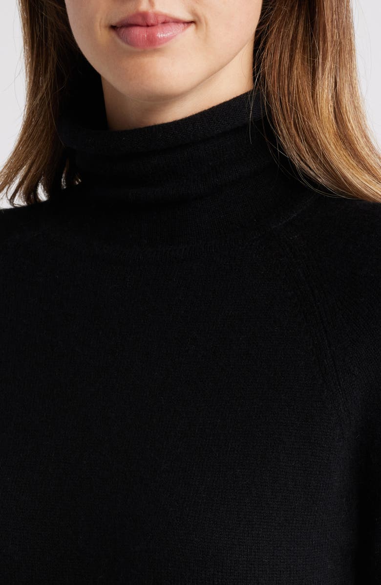 Griffen Contrast Trim Wool & Cashmere Sweater, Alternate, color, 