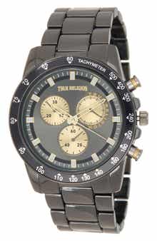 Round Tachymeter Bracelet Watch