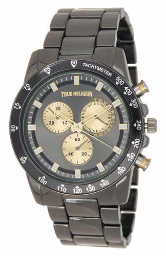 Round Tachymeter Bracelet Watch
