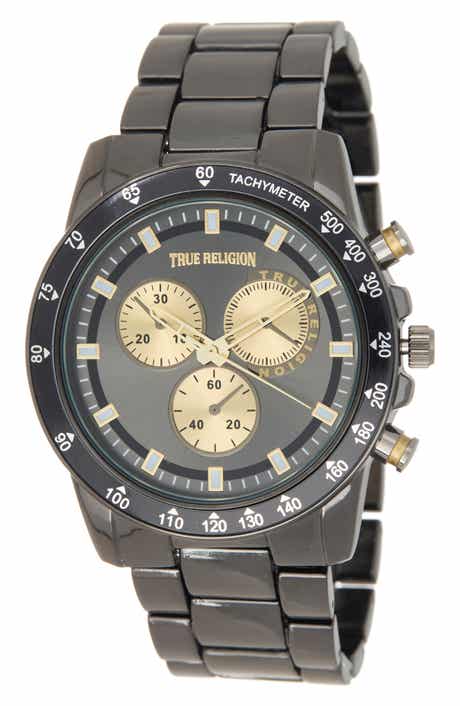 Round Tachymeter Bracelet Watch