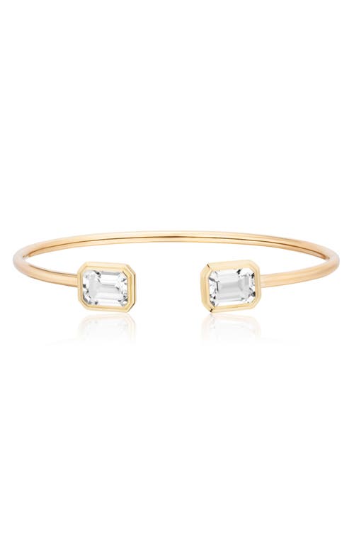 Goshwara Manhattan Round Flex Cuff In Gold