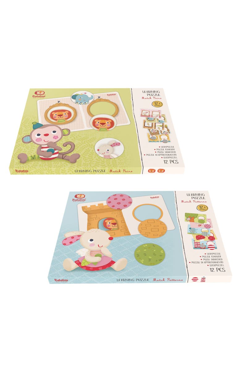Bababoo and friends<sup>®</sup> Match Pairs & Patterns Learning Puzzle Set, Main, color, Multi