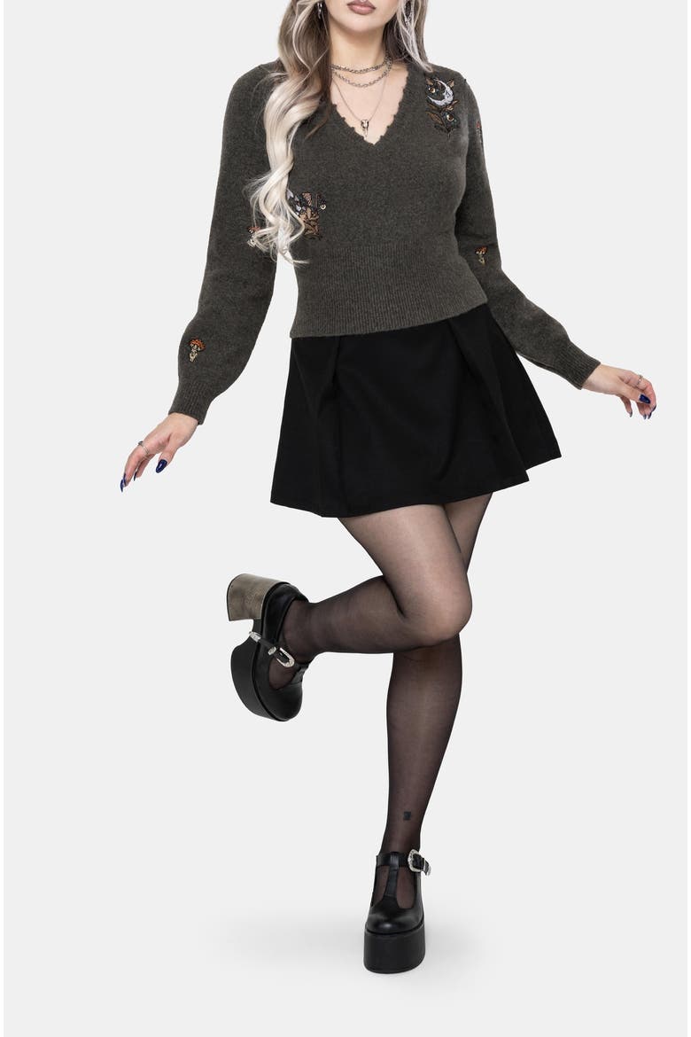 Hexborn Baba Yaga Knit Jumper, Alternate, color, Grey