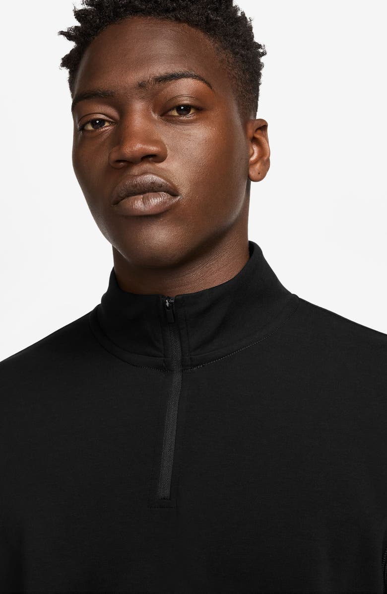 Nike 24.7 ImpossiblySoft Dri-FIT Half Zip Top, Alternate, color, Black/ Dk Smoke Grey