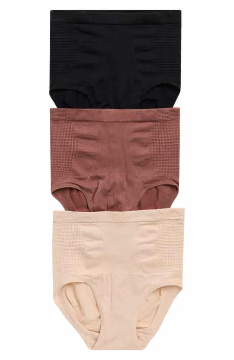 SKINNY GIRL 3-Pack Everyday High Waist Seamless Shaping Briefs