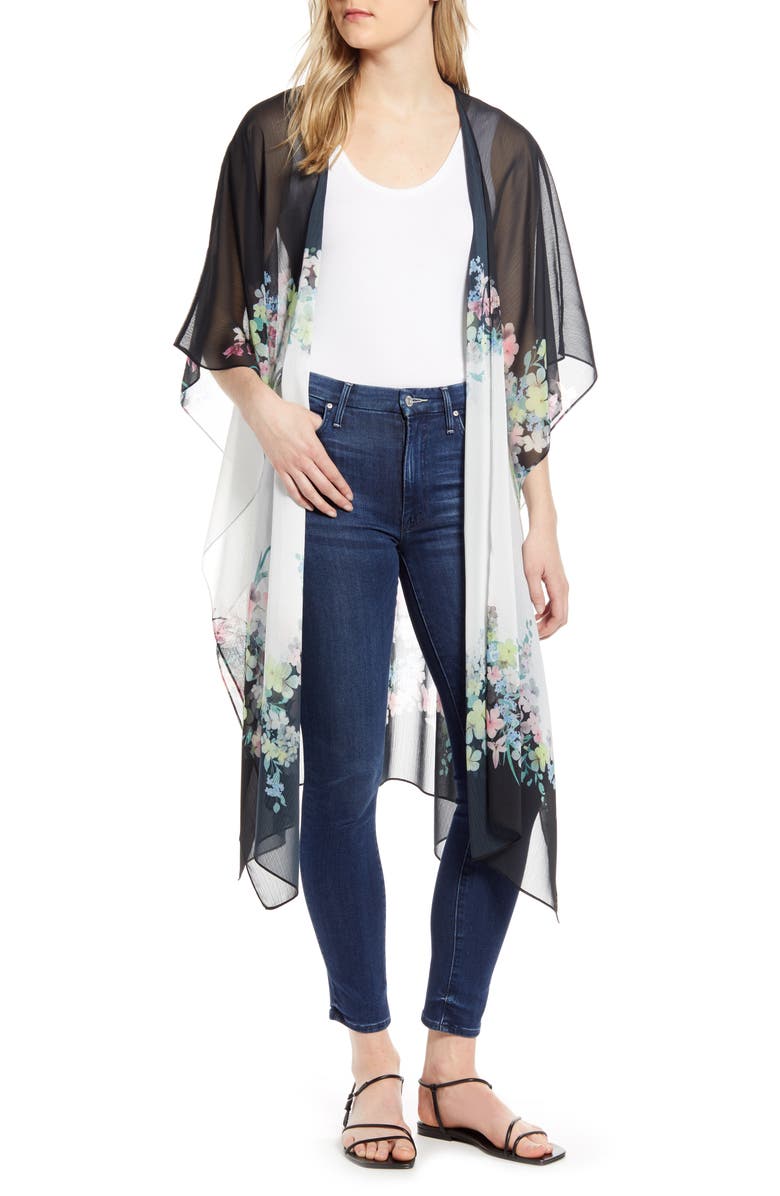 Ted Baker London Ppollie Pergola Floral Duster, Main, color, 