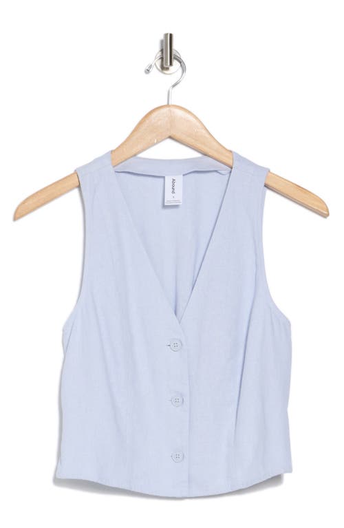 Abound Linen Button Front Vest
