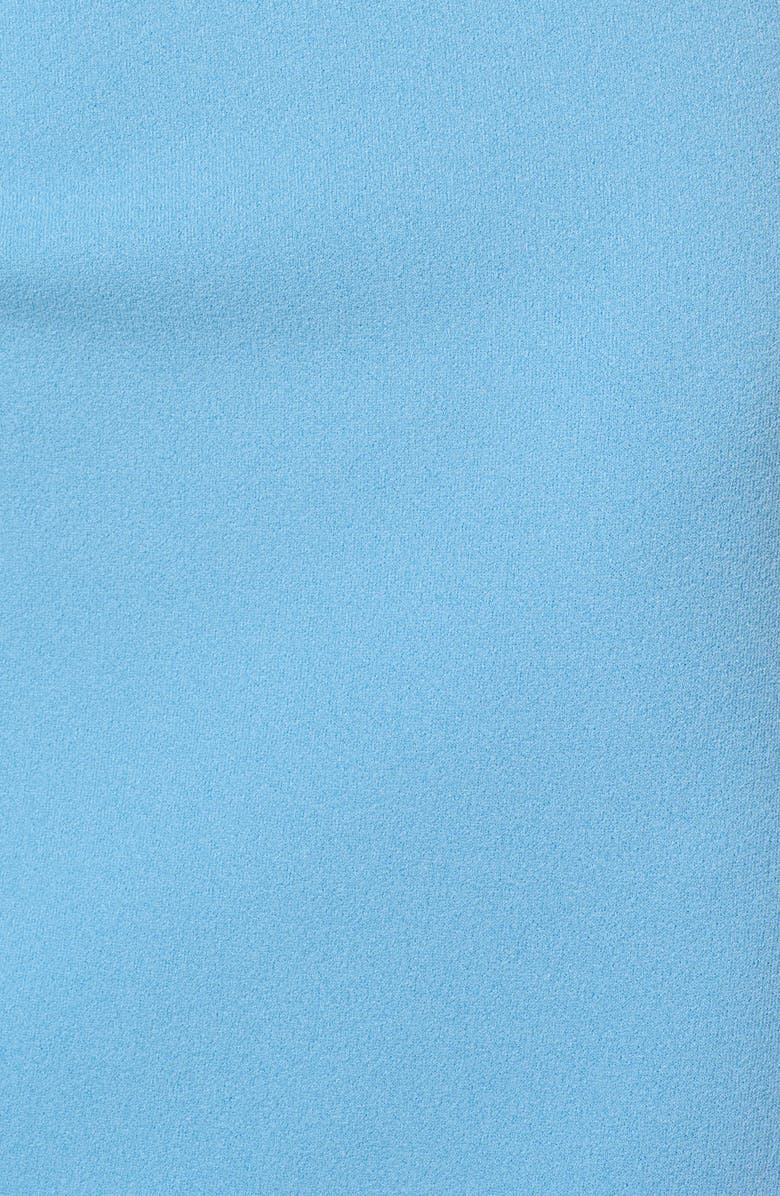 Adrianna Papell One-Shoulder Crepe Gown, Alternate, color, Waterfall