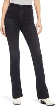 AG Alexxis High Waist Raw Hem Bootcut Jeans