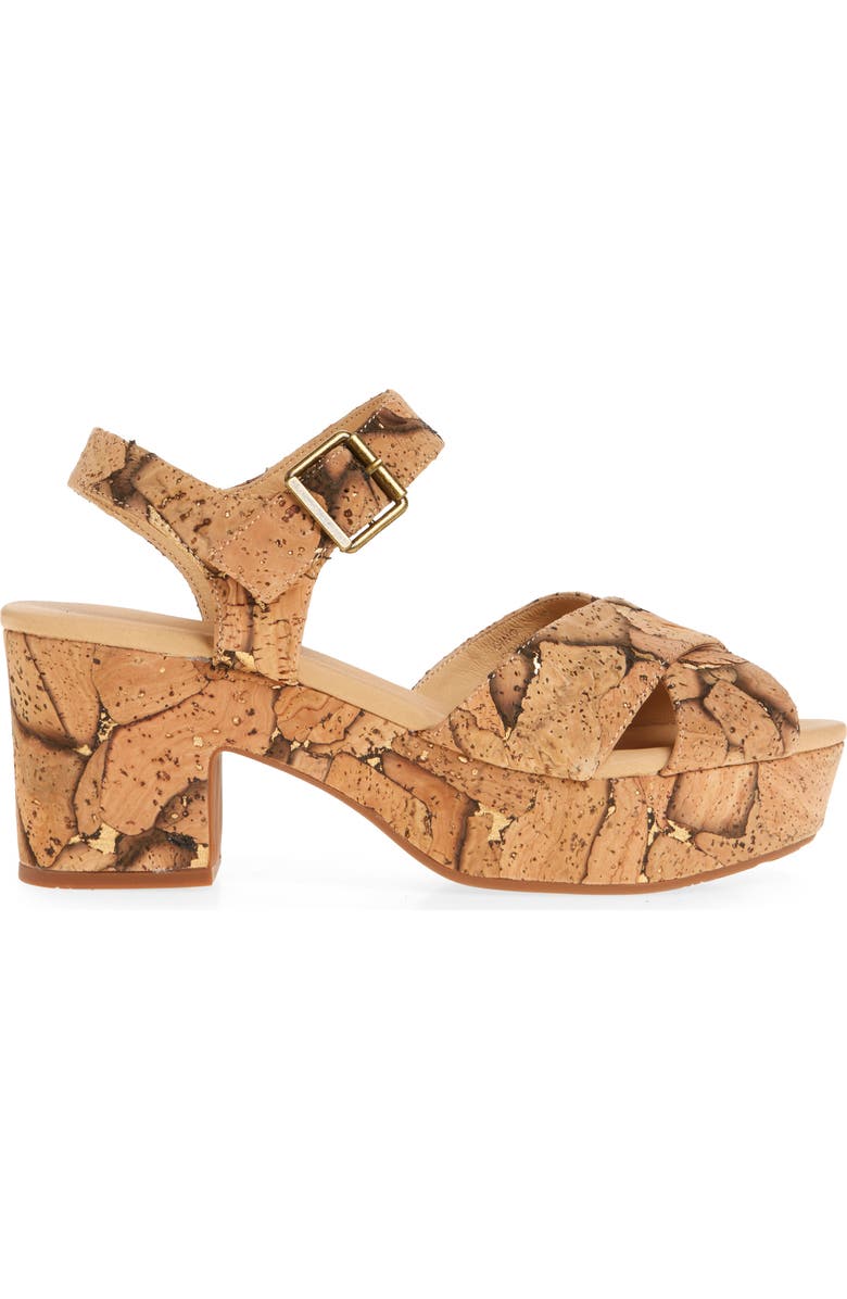 Chocolat Blu Cork Platform Sandal, Alternate, color, Gold Cork