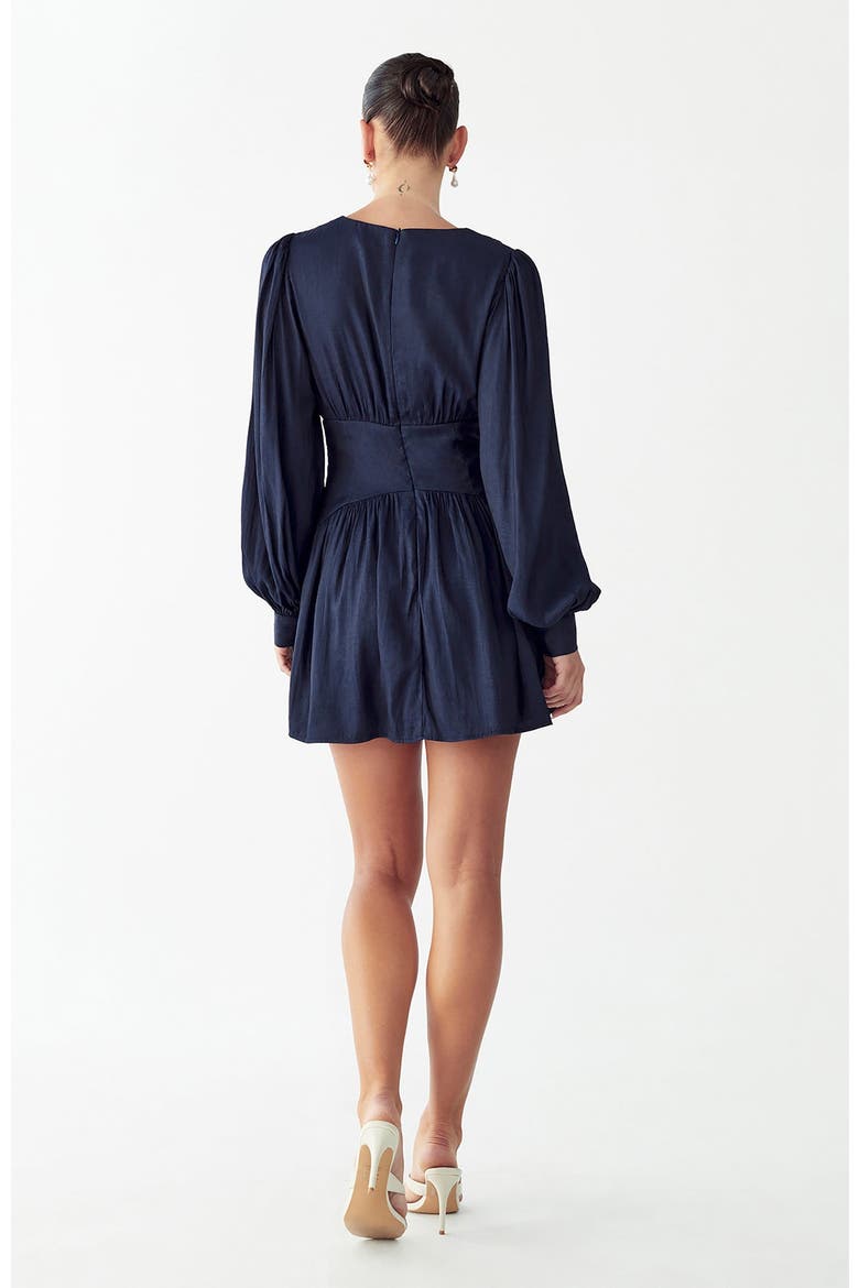 Izzy Mini Dress, Alternate, color, Navy Blue