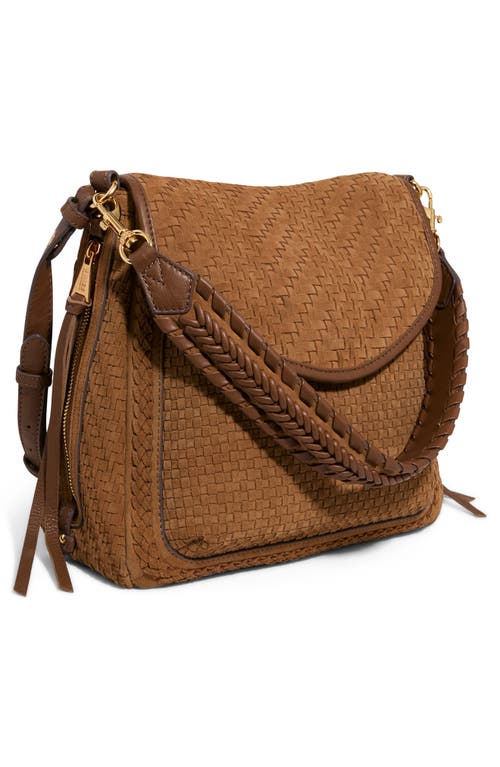Aimee Kestenberg All For Love Woven Convertible Shoulder Bag In Brown