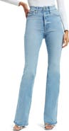 Good American Always Fits Good Classic High Waist Bootcut Jeans