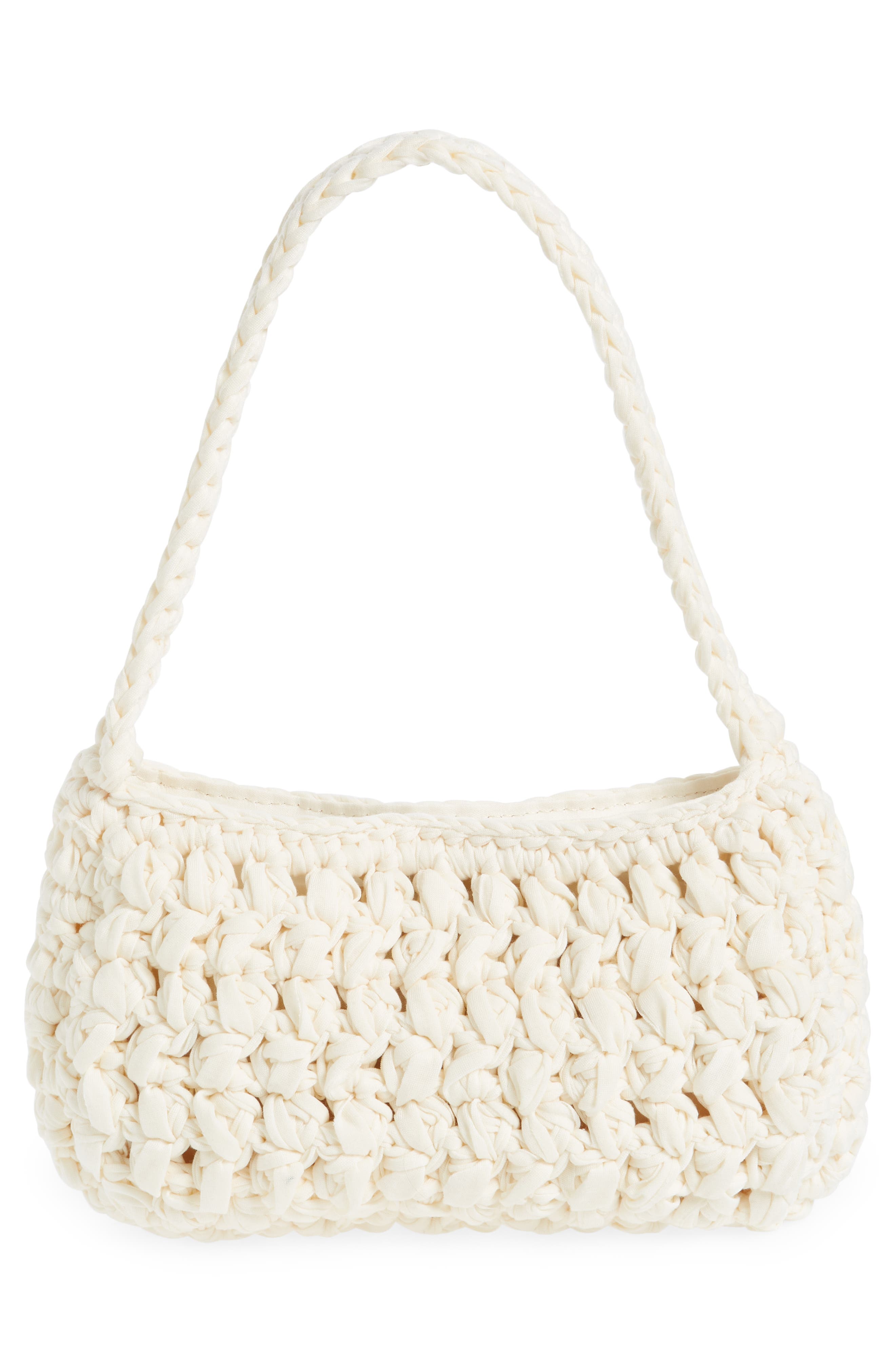 Topshop Woven Shoulder Bag, Alternate, color, 