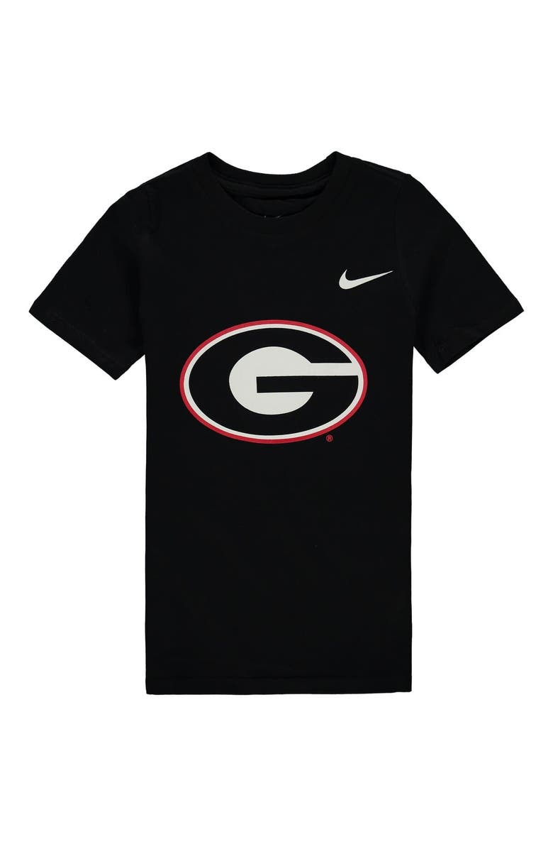 Nike Preschool Nike Black Georgia Bulldogs Logo T-Shirt, Alternate, color, 