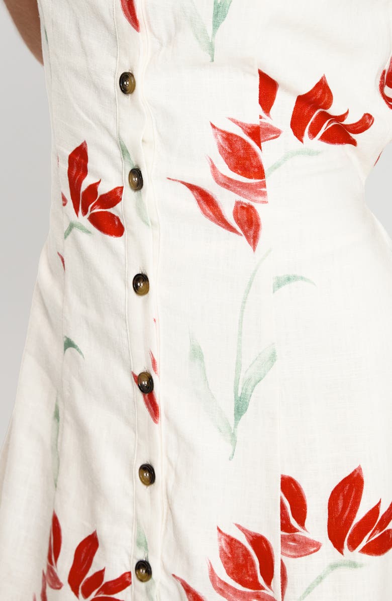 Princess Polly Dollie Floral Print Minidress, Alternate, color, Floral