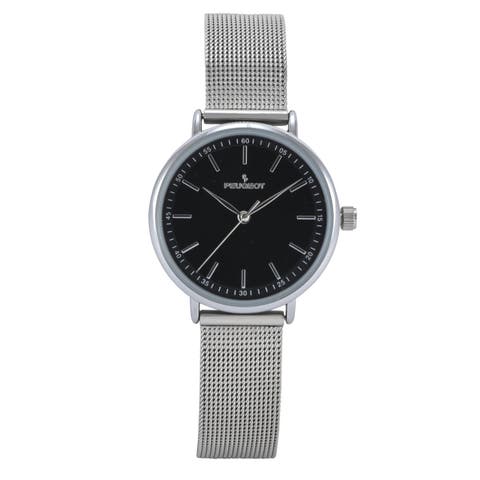 Sleek Stainless Steel Mesh Watch- 30MM