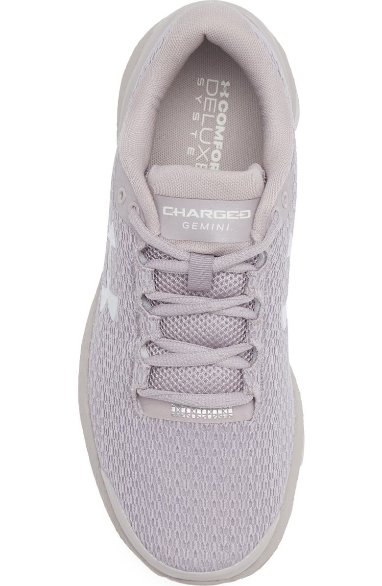 Under Armour Charged Gemini Running Shoe, Alternate, color, Gray Dawn