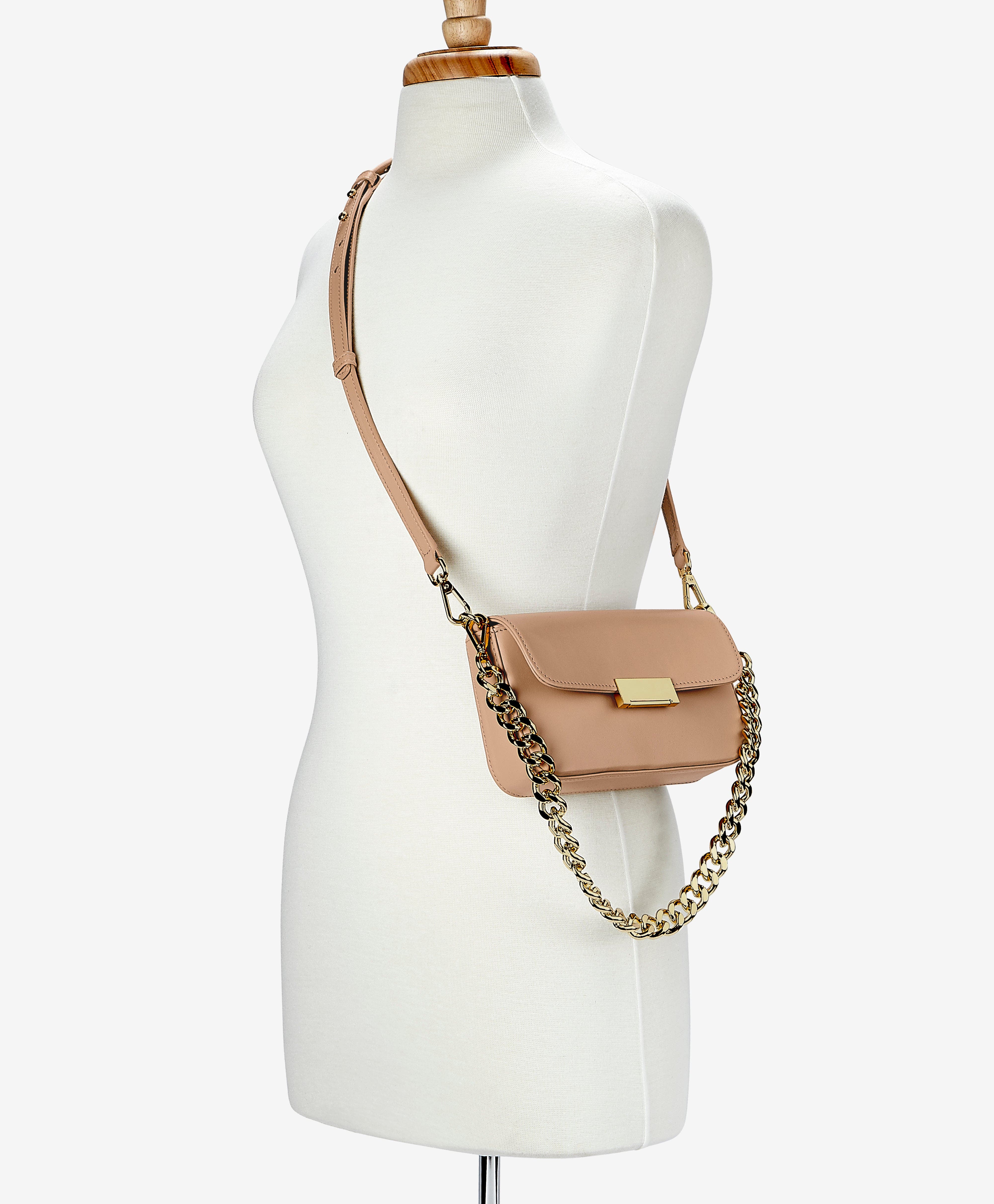 GiGi New York EDIE SHOULDER BAG, Alternate, color, Cappuccino