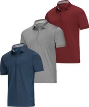 Mio Marino Lightweight Performance Stretch Golf Polo Shirt