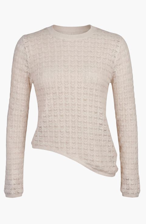 Textured Sheer Knit Top