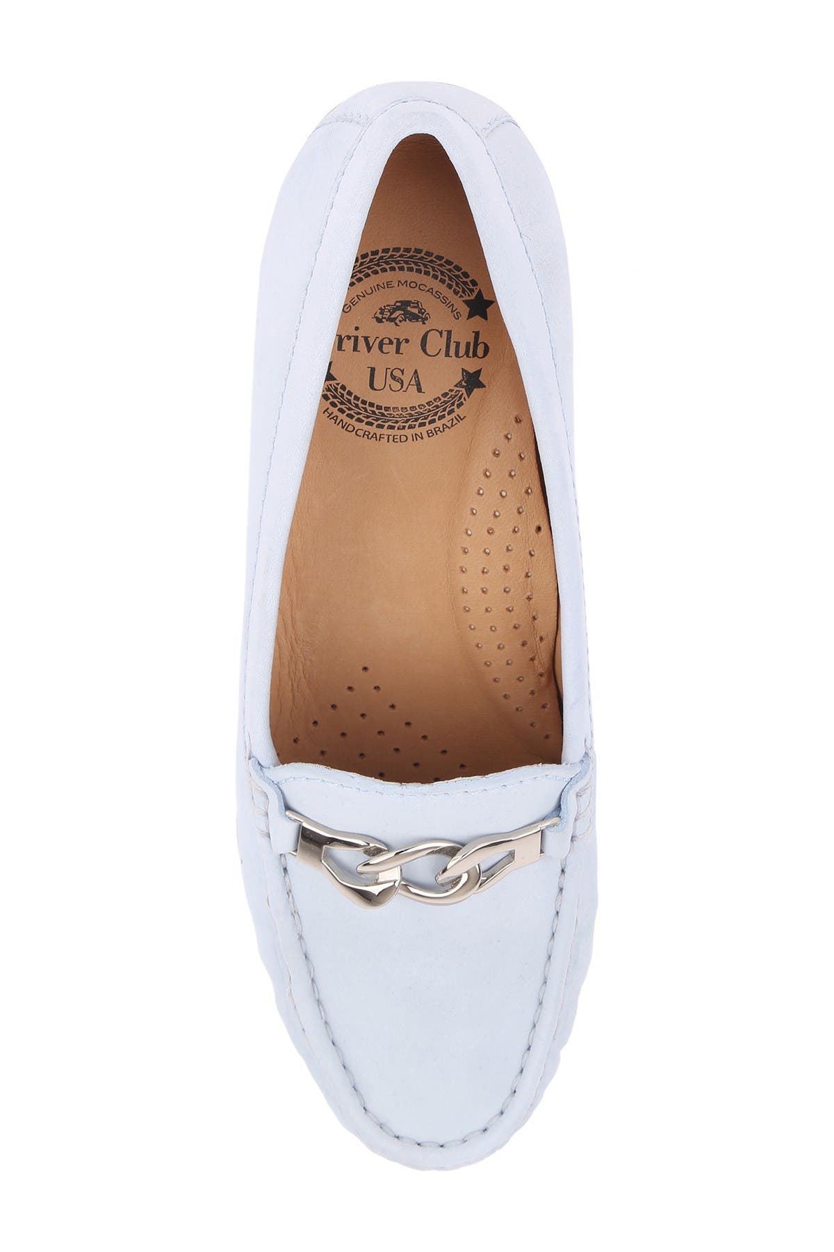 DRIVER CLUB USA Colorado Springs Chain Buckle Leather Loafer (Women ...