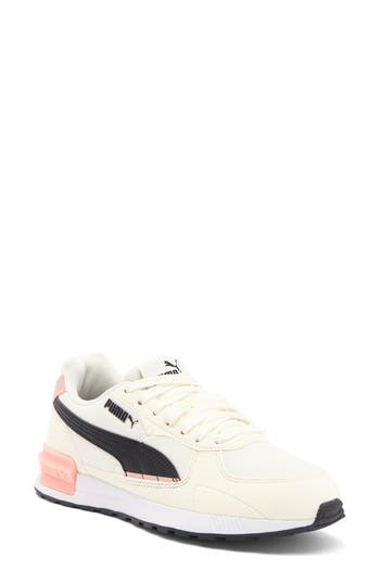 Shop Puma Graviton Sneaker In Warm White- Black-rose