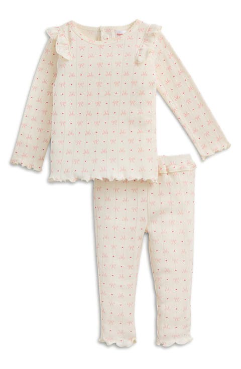 Kids' Heart 'n' Bow Two-Piece Pajamas (Baby & Toddler)