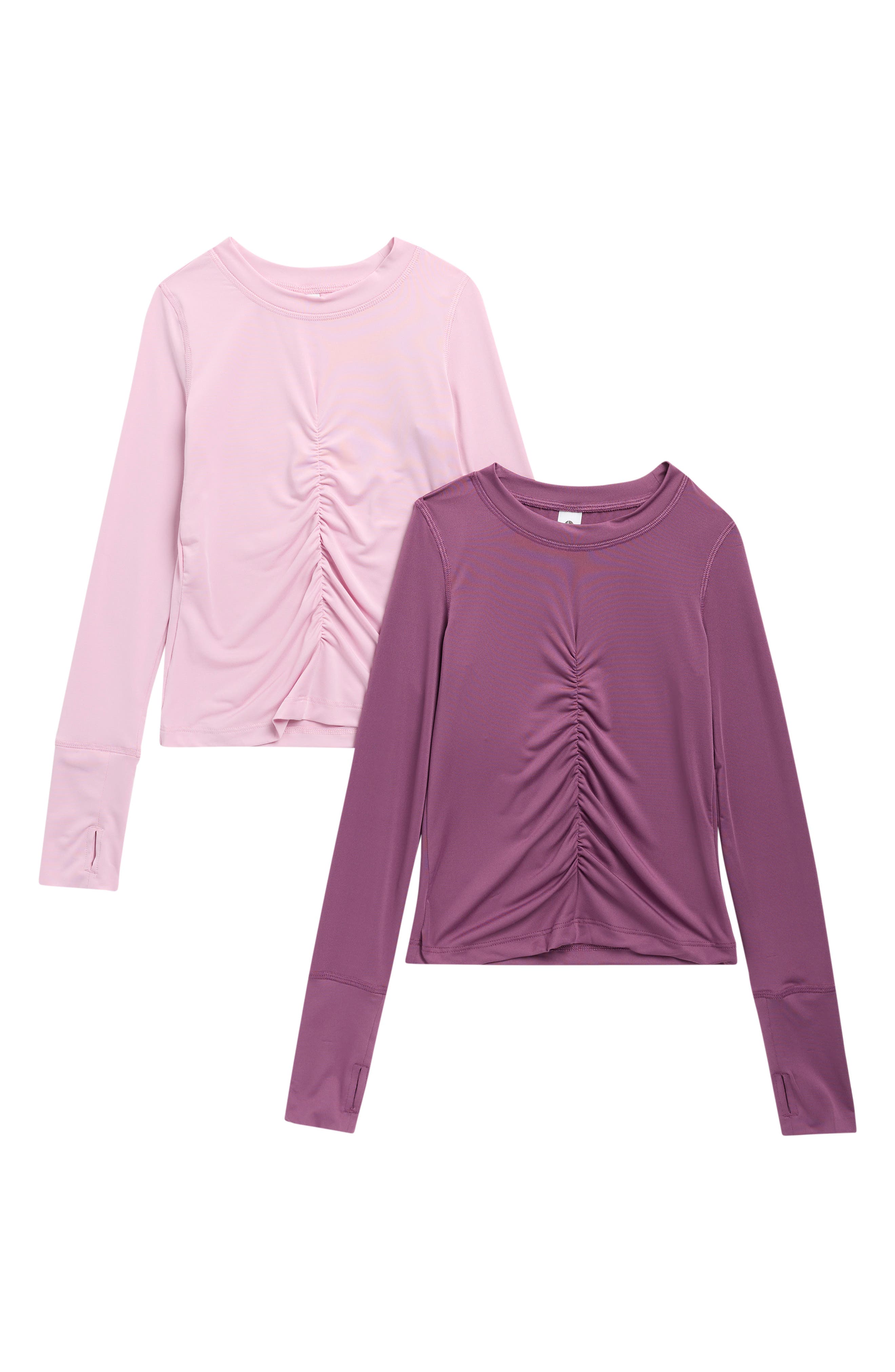 Kids' Novatek 2-Pack Ruched T-Shirts