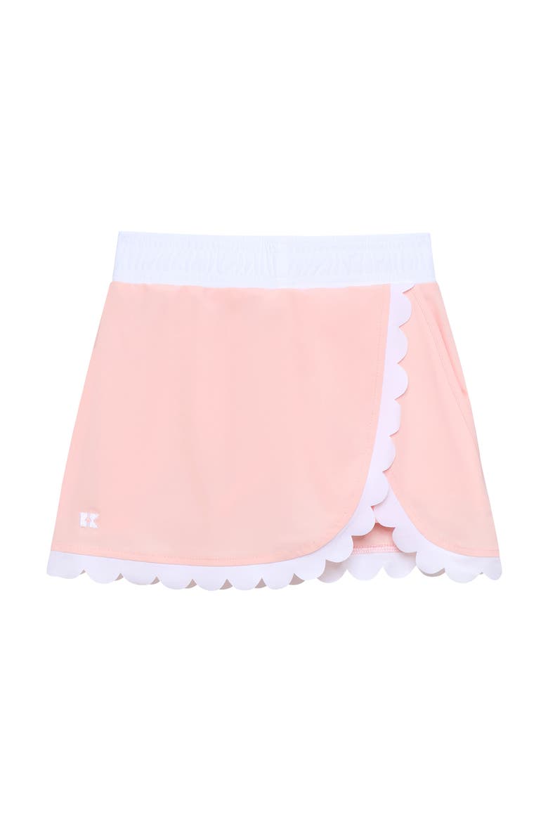 Girls Scalloped Skort, Main, color, Pink