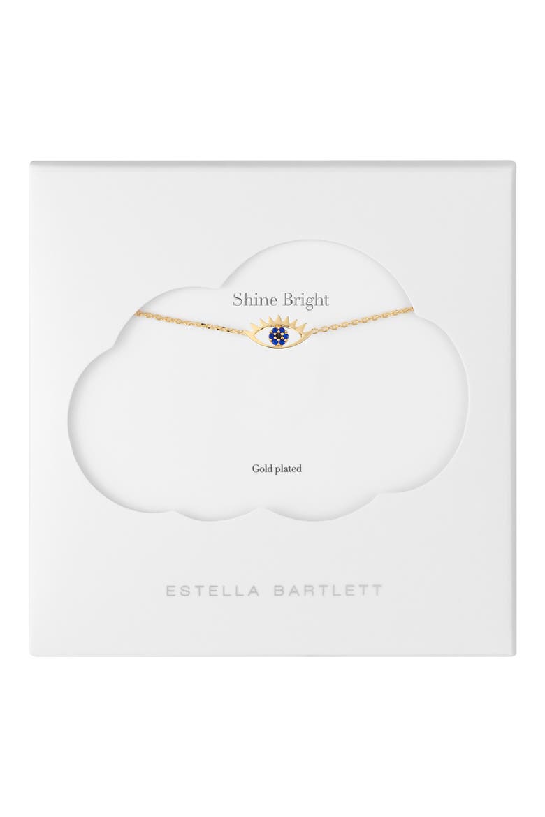 Happy Thoughts Eye Pendant Necklace, Main, color, GOLD