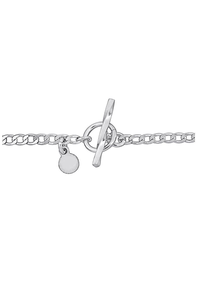 Sterling Silver Curb Chain Bracelet, Alternate, color, SILVER