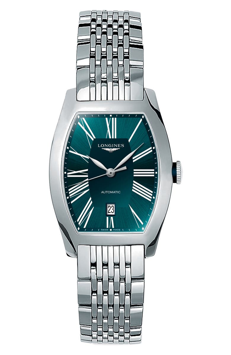 Longines Evidenza Automatic Bracelet Watch, 26mm x 30.6mm, Main, color,