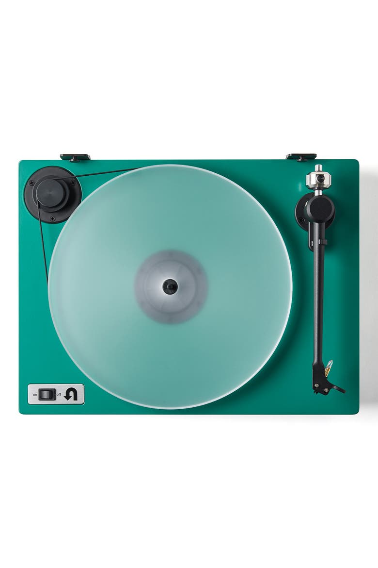 Orbit 2 Plus Turntable with Built-in Preamp and Ortofon OM 5E Cartridge, Alternate, color, Jungle Green