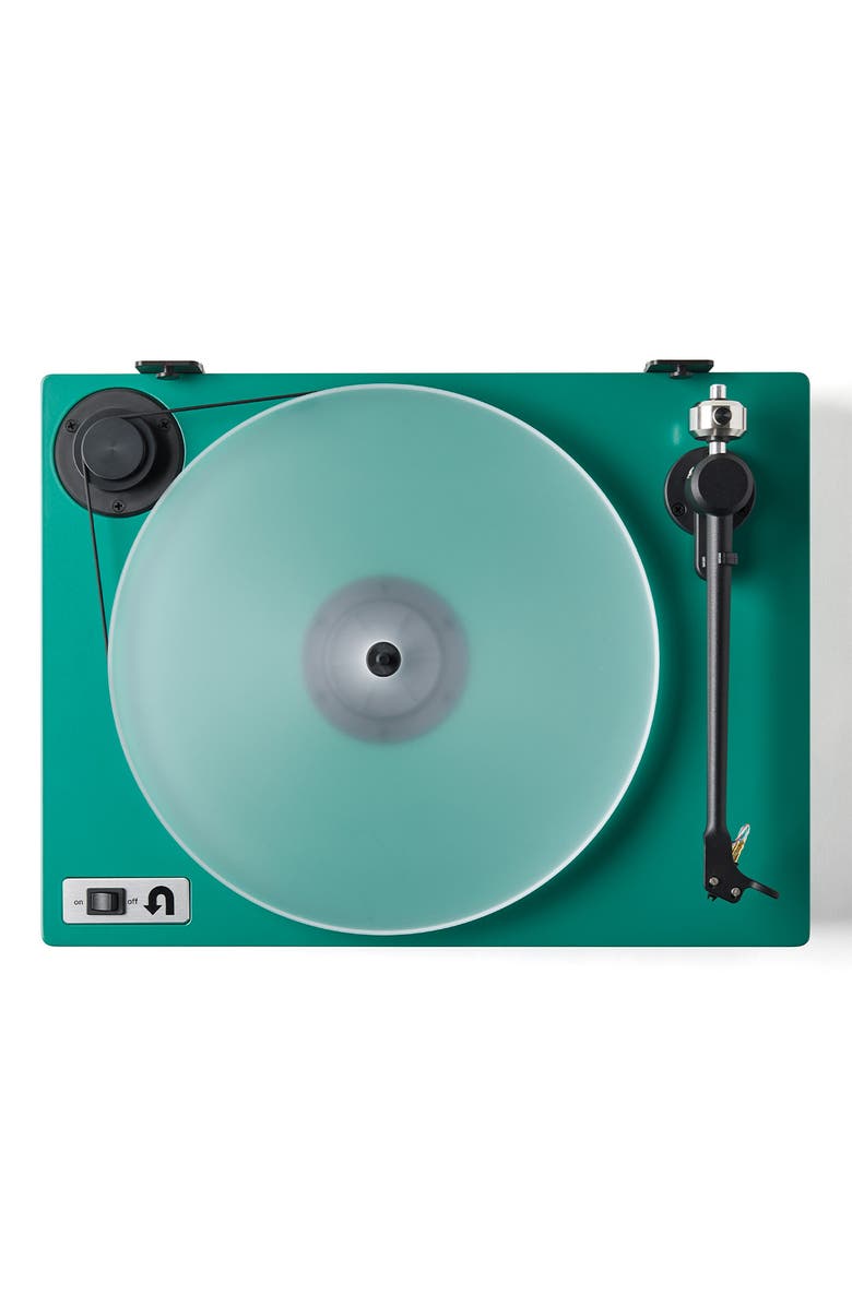 U-Turn Audio Orbit 2 Plus Turntable with Ortofon OM 5E Cartridge, Alternate, color, Green