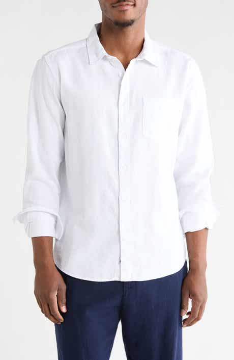 Vintage Summer Long Sleeve Linen Blend Shirt