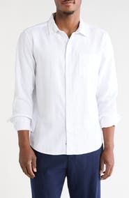 Vintage Summer Long Sleeve Linen Blend Shirt