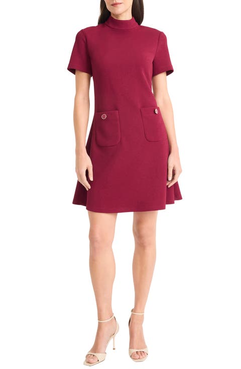 ワンピース PINKO Woman Dress Burgundy 105190A2LW R62 PINKO Burgundy midi dress for women with cut-out details