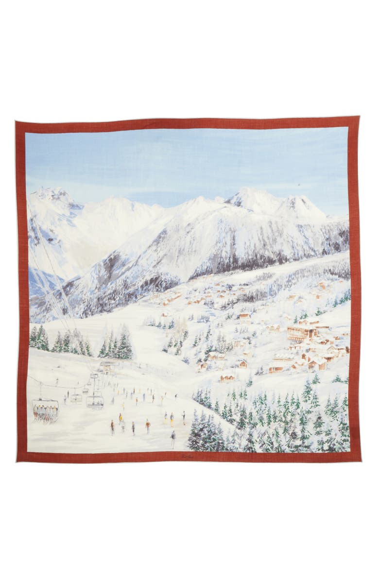 Loro Piana French Alps Cashmere & Silk Scarf, Main, color, 