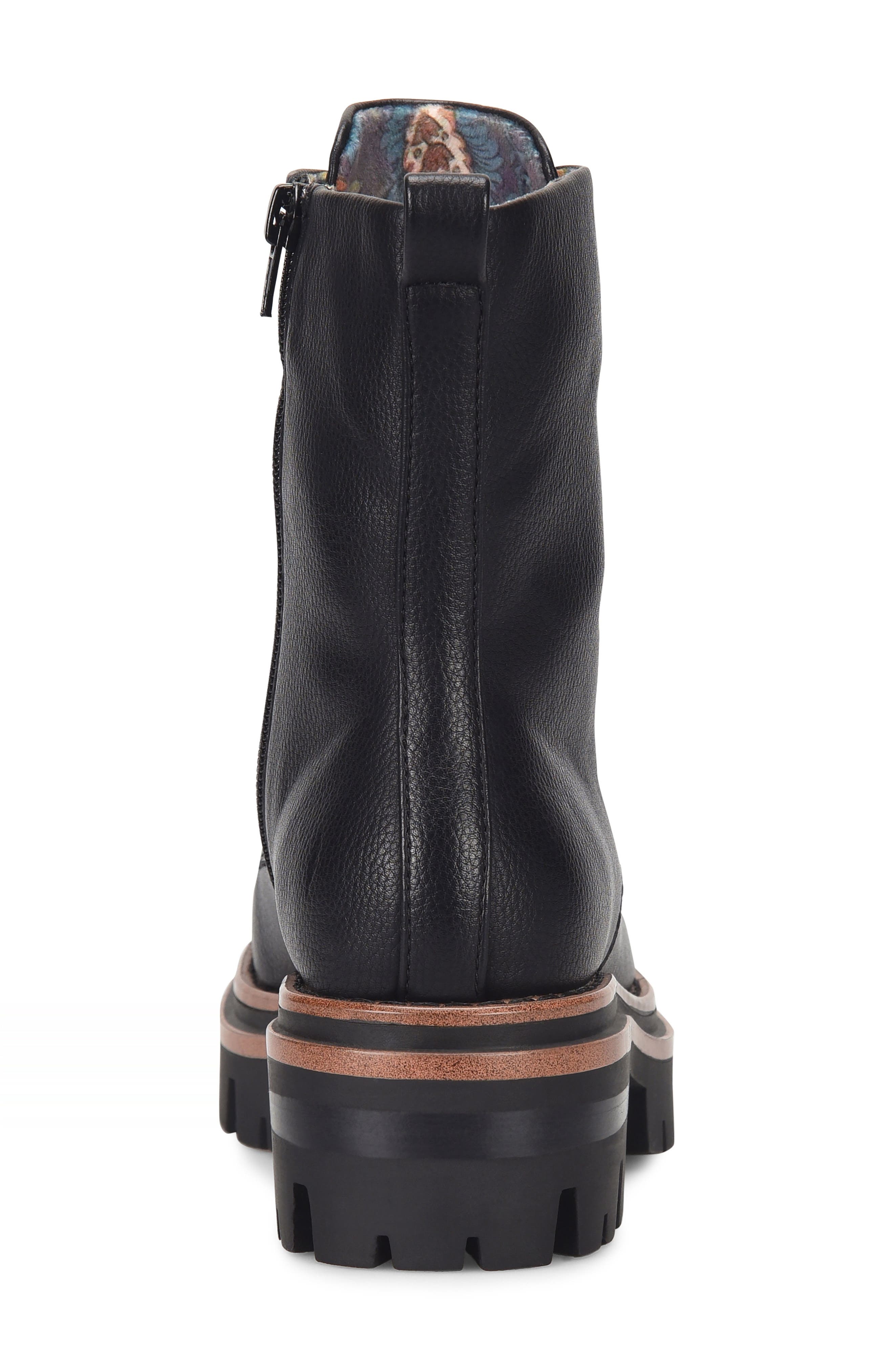 KORKS Vail Lug Sole Combat Boot, Alternate, color, Black