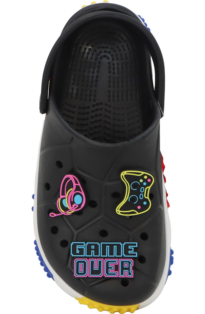 YOKI Kids' Platform Clog with Plush Charms, Alternate, color,