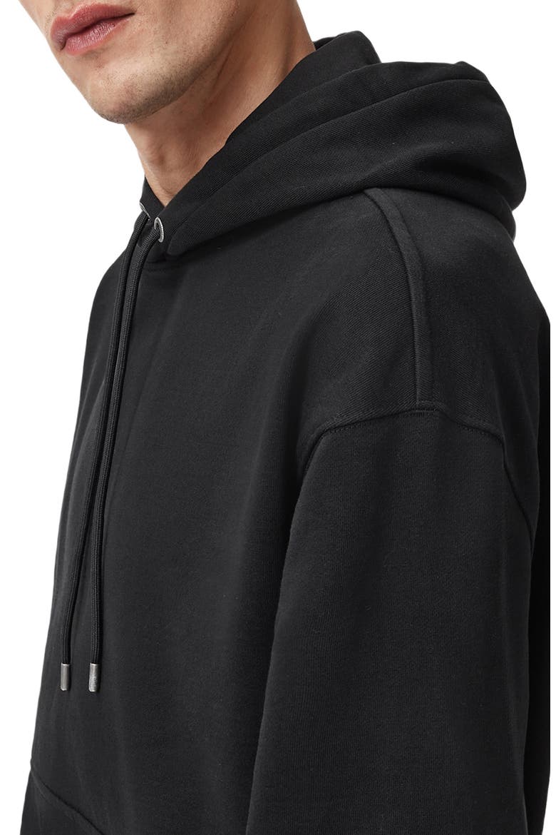 Milo Cotton Hoodie, Alternate, color, JET BLACK
