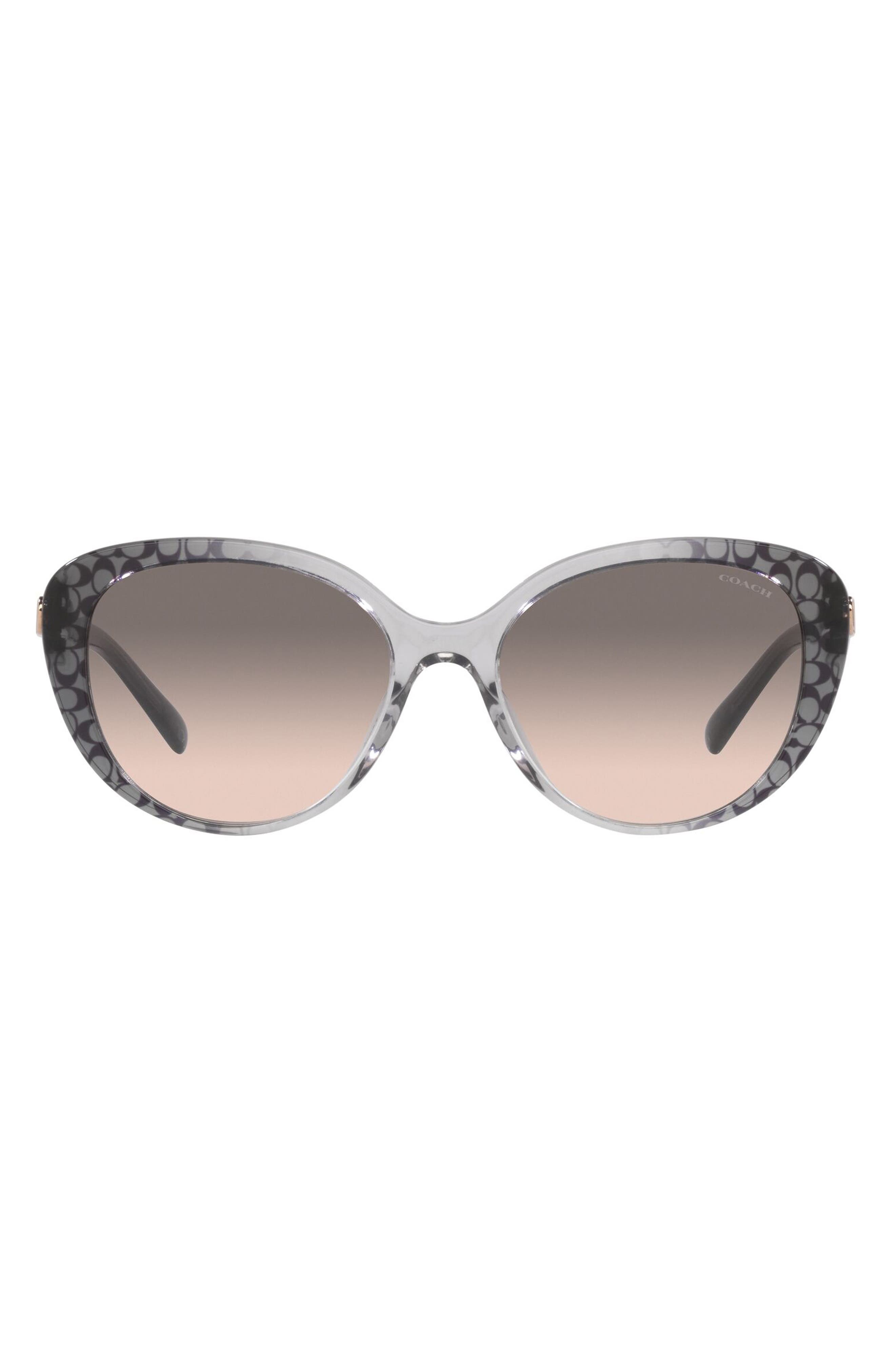 COACH 56mm Gradient Cat Eye Sunglasses