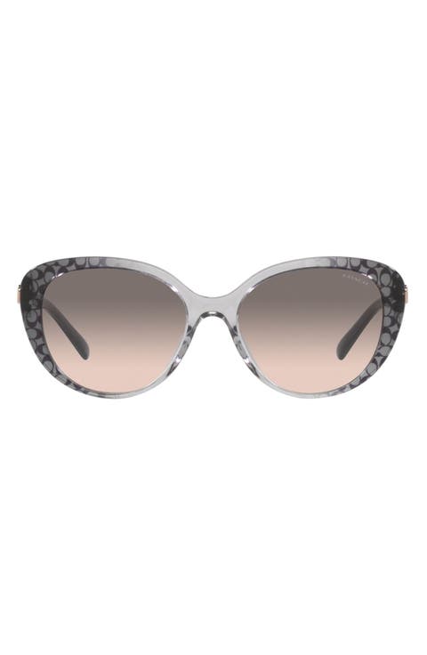 56mm Gradient Cat Eye Sunglasses