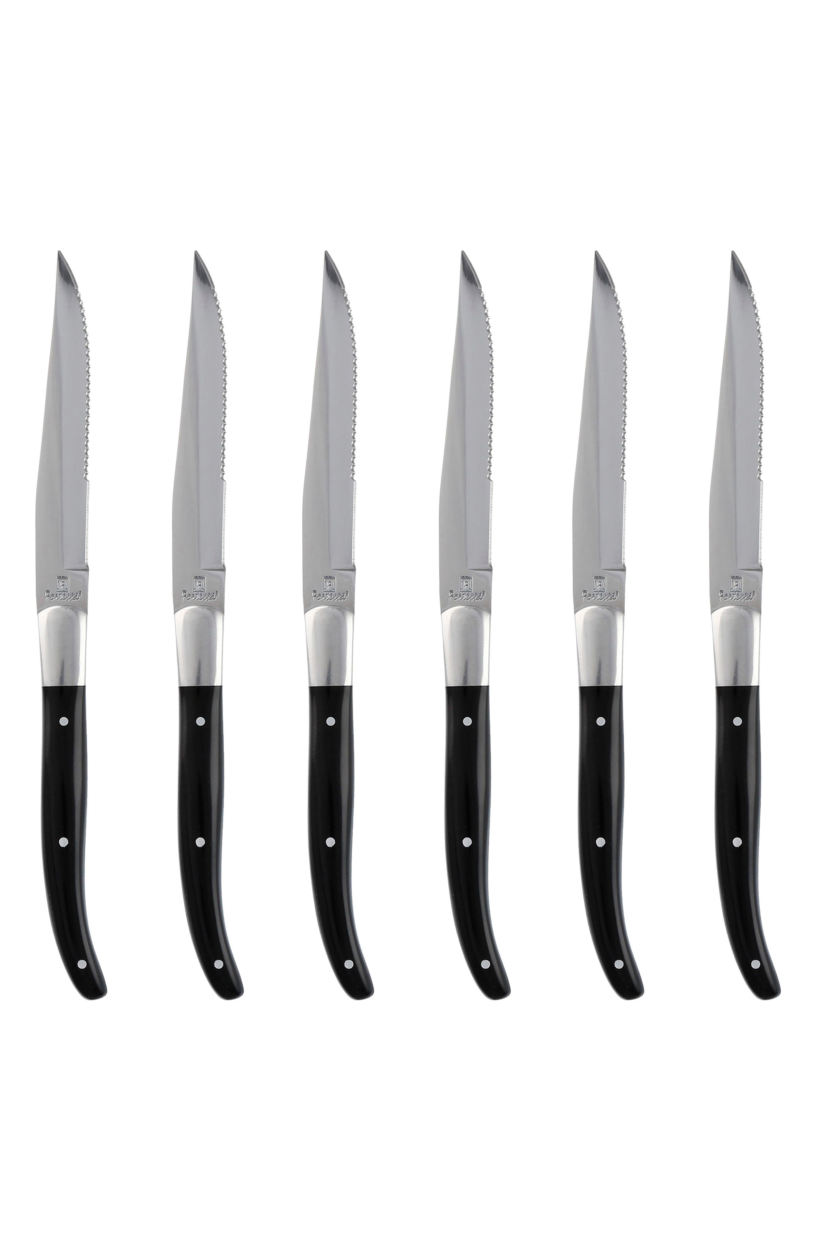 Fortessa Provencal 6-Piece Serrated Steak Knife Set