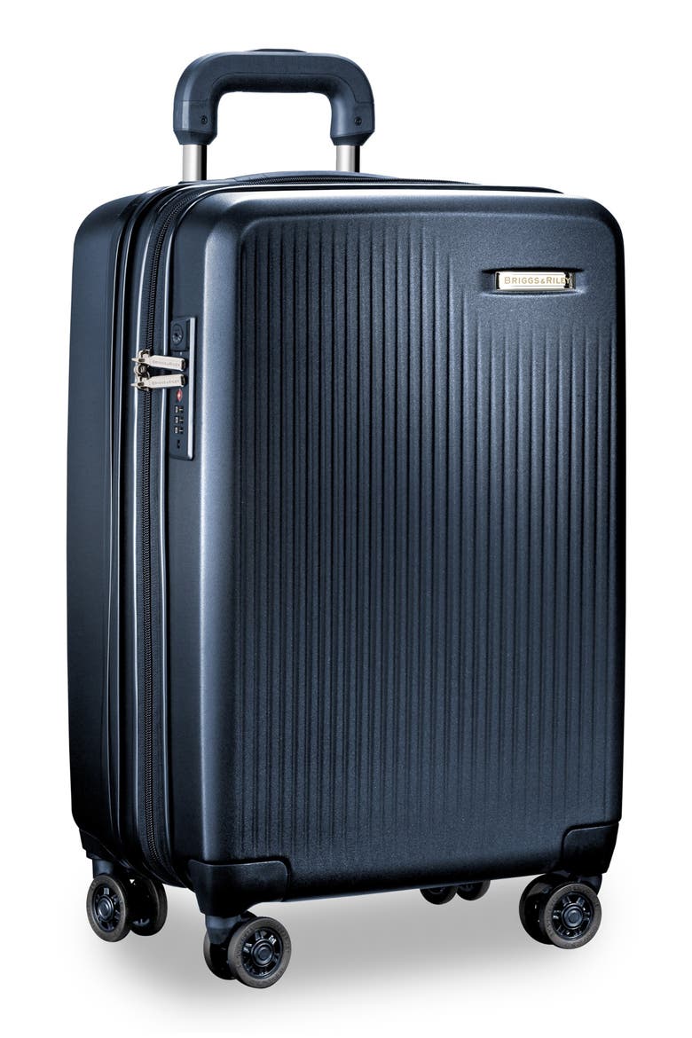 22-Inch Domestic Expandable Spinner Wheeled Suitcase, Alternate, color, NAVY
