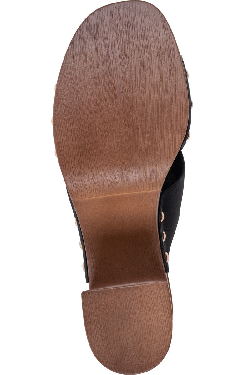 GOOD CHOICE NEW YORK Cocktail Cutout Platform Mule, Alternate, color, Black